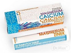 Rosen Calcium Magnesium Zinek 20 šumivých tabliet