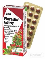 Salus Floradix Železo a vitamíny 38,6 g 84 tabliet