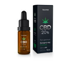 SALUTEM CBD 20 % Konopný olej Premium 10 ml