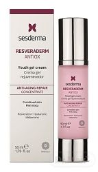 Sesderma Resveraderm antioxidačný pleťový krém pre obnovu povrchu pleti Nanotech DNA Repair 50 ml