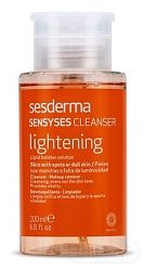 Sesderma Sensyses Cleanser Lightening odličovač make-upu pre pleť s hyperpigmentáciou Nanotech 200 ml