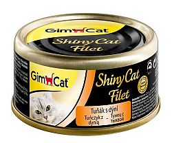 Shiny Cat Konzerva Filet Tuniak s tekvicou 70g