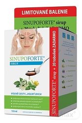 SINUPO Forte Sirup 150 ml + 20 tabliet