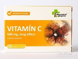 Slovakiapharm Vitamín C 500 mg s predĺženým účinkom 30 tabliet