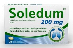 Soledum 200 mg mäkké gastrorezistentné kapsuly cps.enm. 20 x 200 mg