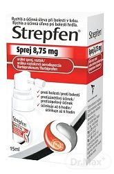 Strepfen Sprej 8,75 mg orálna roztoková aerodisperzia aer.ors.1 x 15 ml