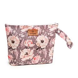 T-TOMI Big Baggie Grey flowers