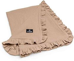 T TOMI Muslin Blanket deka Beige