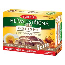 Terezia Company Hlíva ústřičná s Reshi Forte 60 kapsúl