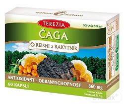 Terezia Company Reishi ,Čaga a Rakytník 60 kapsúl