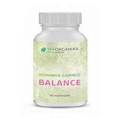 VIA ORGANIKA Moringa caribic balance 120 kapsúl