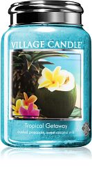 Village Candle Vonná sviečka v skle - Tropical Getaway - Víkend v trópoch, veľká