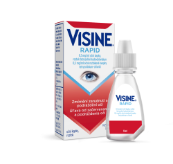 Visine Rapid 0,5 mg/ml očné roztokové kvapky int.opo.1 x 15 ml/7,5 mg