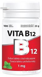 Vitabalans Oy VITA B12 1000 µg žuvacie tabliety s príchuťou mäty 100 tabliet