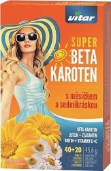 Vitar Revital Super Beta-karotén s nechtíkom a sedmikráskou 40 + 20 tabliet