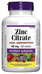 Webber Naturals Zinok 50 mg 180 tabliet