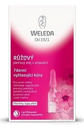 Weleda Skin Care ružový pleťový olej v ampulkách 7-dňová vyhladzujúca kúra ruža 7 x 0,8 ml