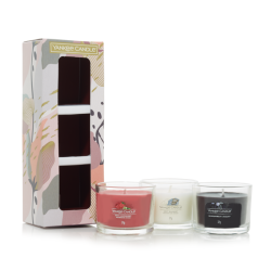 Yankee Candle - Darčekový set 3x Votívna sviečka v skle