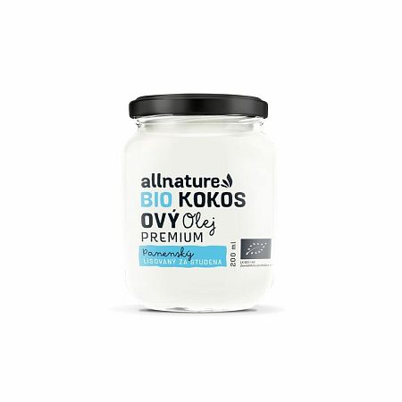 Allnature Kokosový olej Bio Premium 0,2 l