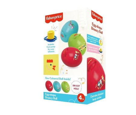 Alltoys Fisher-Price Skákacia lopta v tvare vajcia