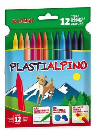 ALPINO Balenie 12 voskoviek PlastiAlpino