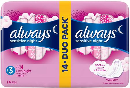 ALWAYS ULTRA DUO 14KS NIGHT SENSITIVE