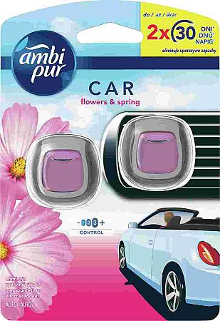 Ambi Pur Car Flowers & Spring 2x2ml