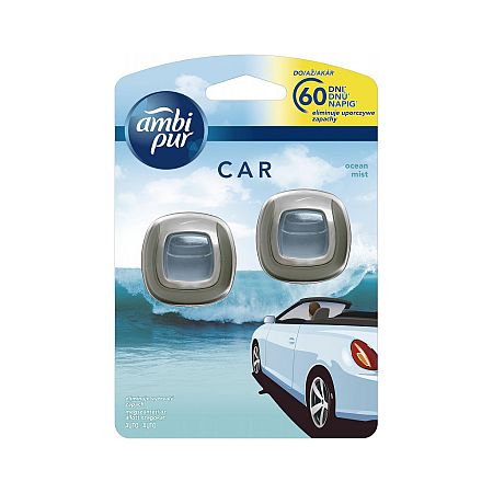 Ambi Pur Car Ocean Mist 2x2 ml