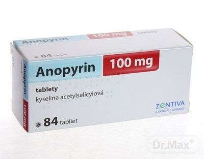 Anopyrin 100 mg tbl.84 x 100 mg