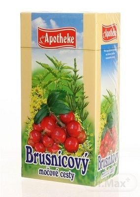 APOTHEKE BRUSNICOVÝ ČAJ NA MOČOVÉ CESTY