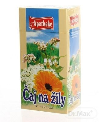 Apotheke bylinný čaj NA ŽILY S POHÁNKOU 20 x 1,5 g