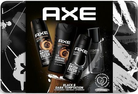 Axe Black plechová krabica