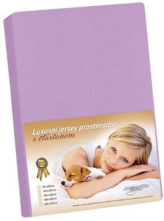 Bellatex plachta jersey s elastanom fialová 120x200