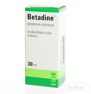 Betadine dezinfekčný roztok 100 mg/ml sol.der.1 x 30 ml