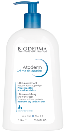 Bioderma Atoderm výživný sprchový krém pre normálnu až suchú citlivú pokožku 1000 ml