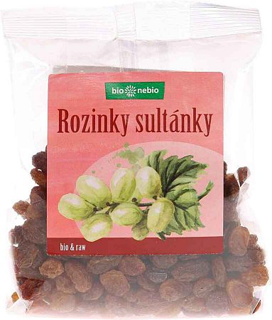 BioNebio Hrozienka sultánky BIO 150g