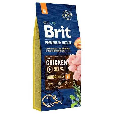 Brit Premium by Nature Junior M 15 kg