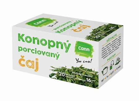 Cann Konopný čaj porciovaný 20 porcií