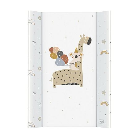 CEBA Podložka prebaľovacia 2-hranná s pevnou doskou (50x80) Comfort Giraffe