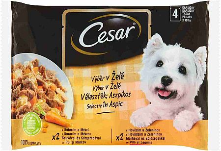 CESAR kapsička Selection mix v želé 400 g