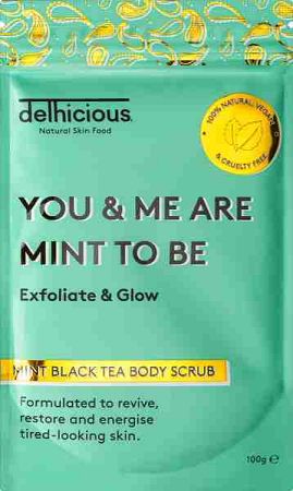 Delhicious, Mint Black Tea Body Scrub