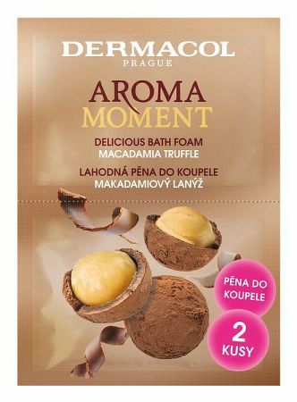 Dermacol Aroma Moment pena do kúpela makadamiová pralinka 2 x 15 ml