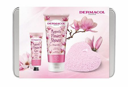 Dermacol Flower Care Rose telové maslo 75 ml + krém na ruky 30 ml + sprchový krém 200 ml darčeková sada