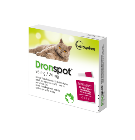 Dronspot spot-on Cat 96 / 24 mg 2 x 1,12 ml