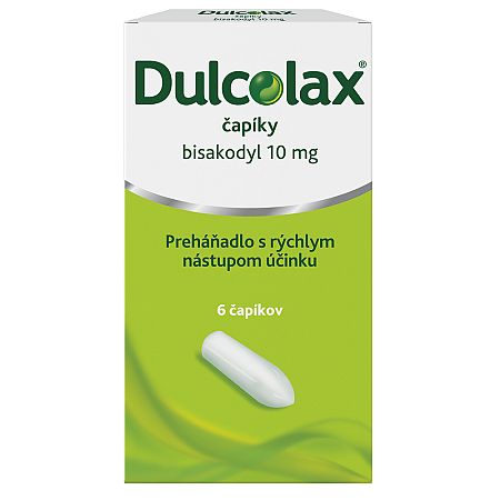 Dulcolax čapíky sup.6 x 10 mg