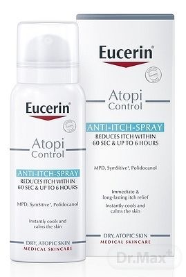 Eucerin AtopiControl Sprej proti svrbeniu suchá a atopická pokožka 50 ml