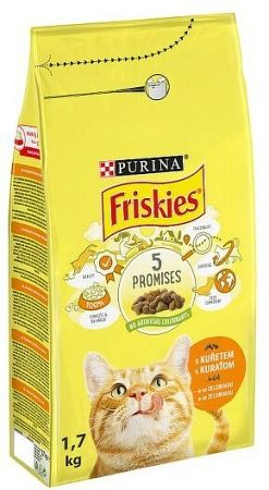 Friskies s kuracím mäsom a zeleninou 1,7 kg