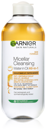 Garnier Skin Cleansing dvojfázová micelárna voda 3 v 1 Micellar Water 400 ml