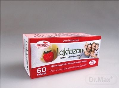 Gelda Laktazan s príchuťou jahody 60 tabliet