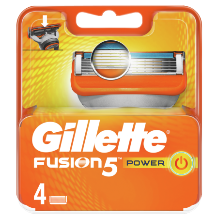 Gillette Fusion Power Náhradné hlavice 4ks